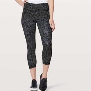 Lululemon Align Pant II Night View White Black